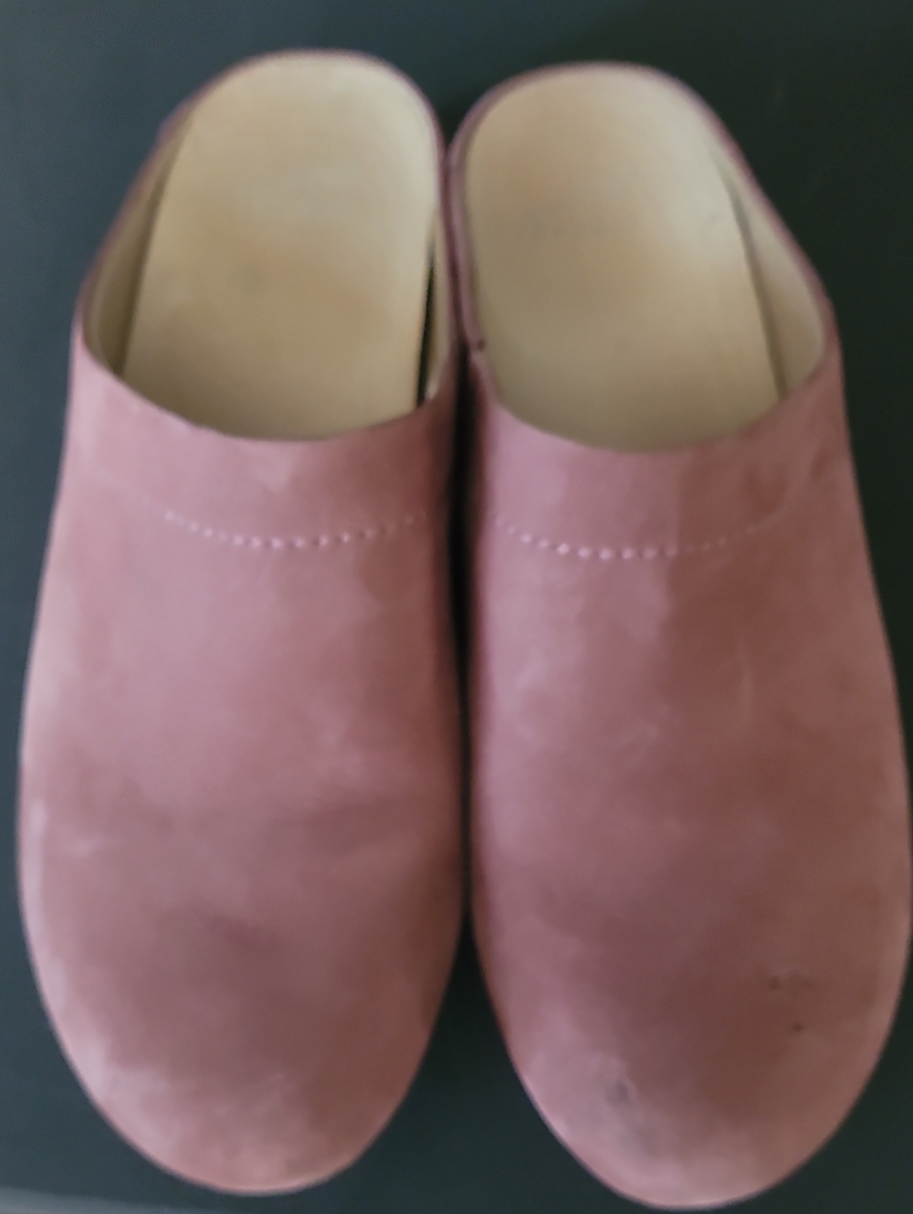 Dansko Slip-On Mules in Dusty Rose